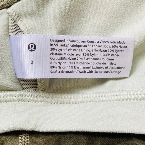 Lululemon Athletica Align Tank Diamond Dye Light Sage Army Green Dark Olive - Picture 3 of 5